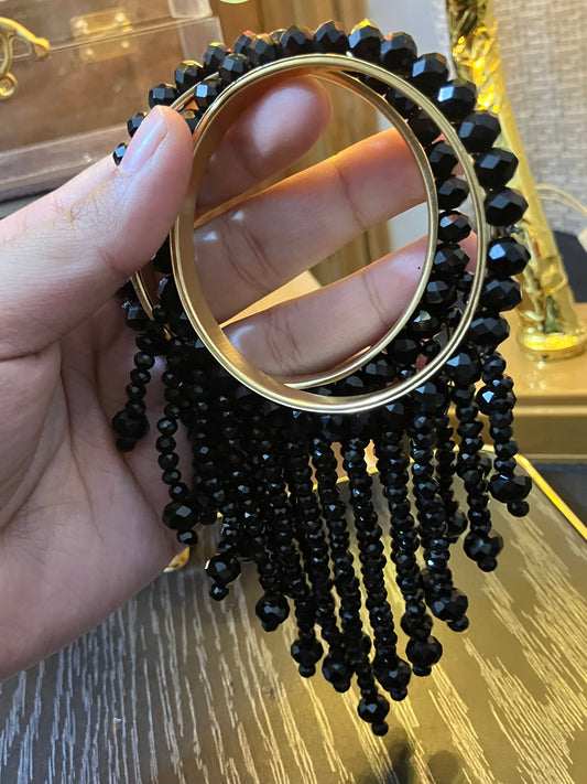 Crystal-Embellished Bangles & Bracelet Set