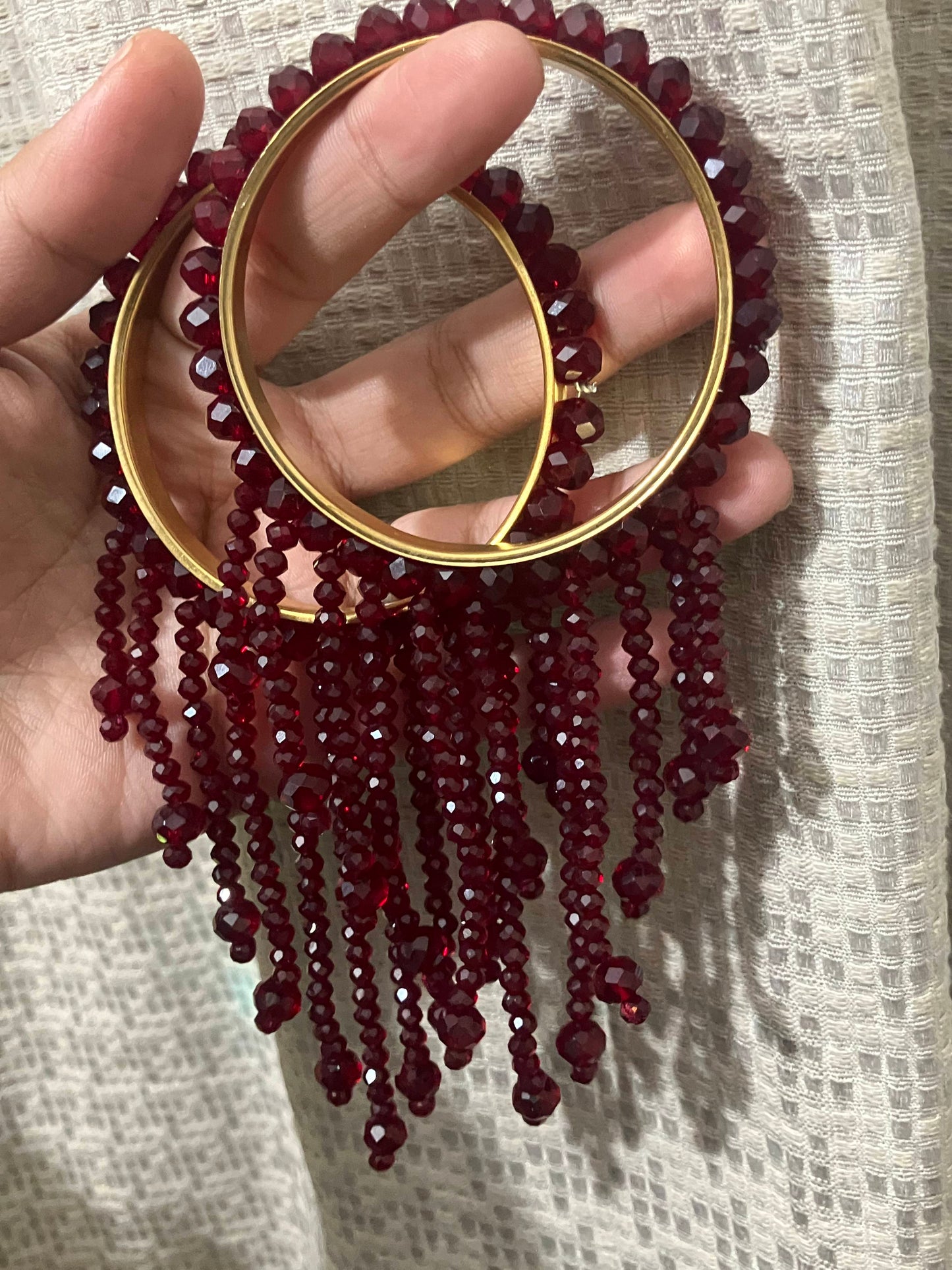 Crystal-Embellished Bangles & Bracelet Set