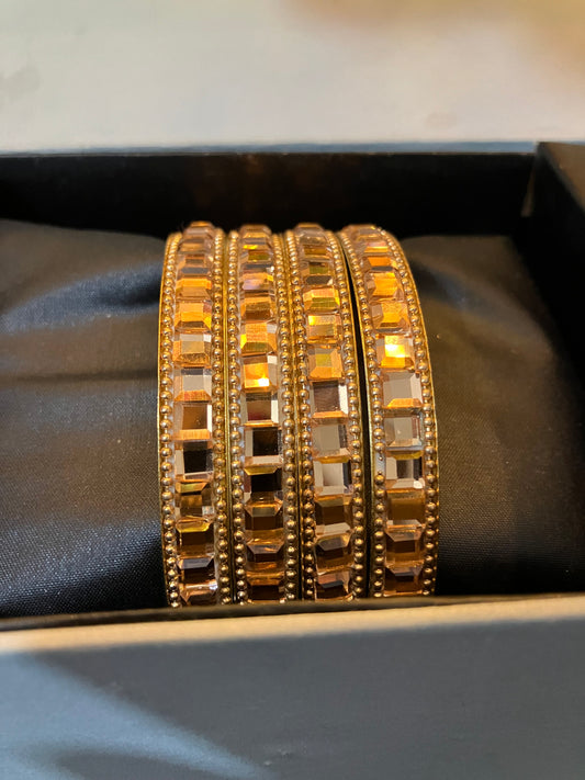 Kundan 4 pc Kara Set