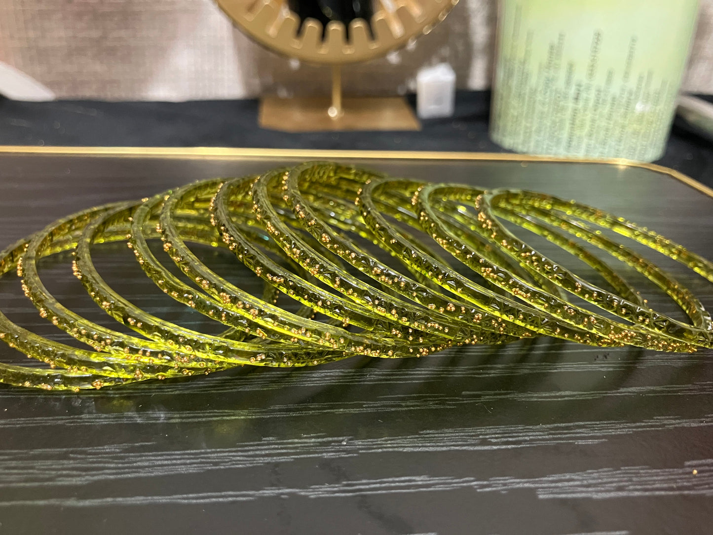 2026 Most Trending Indian Barish Bangles in Glass 24pc