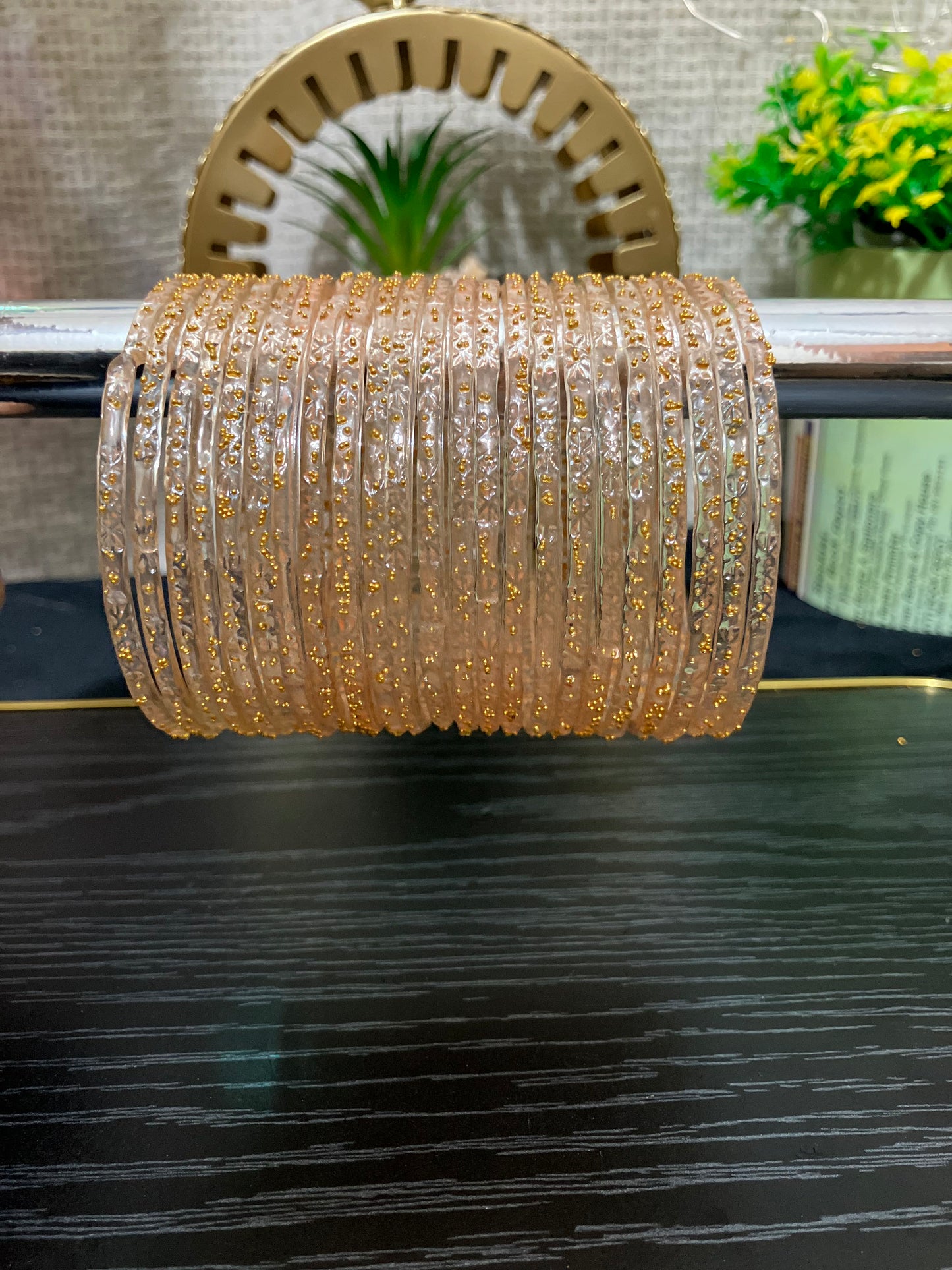 2026 Most Trending Indian Barish Bangles in Glass 24pc