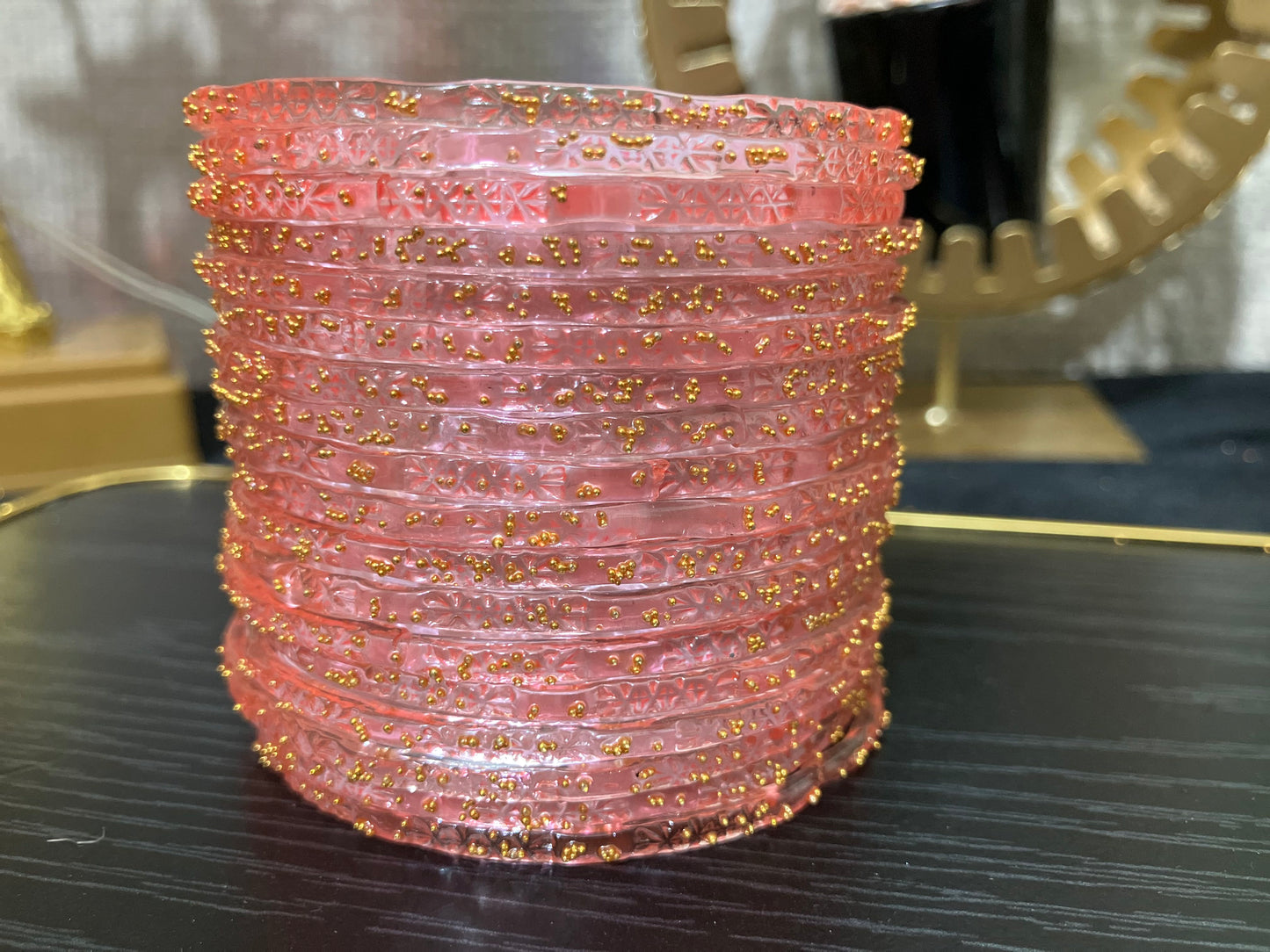 2026 Most Trending Indian Barish Bangles in Glass 24pc