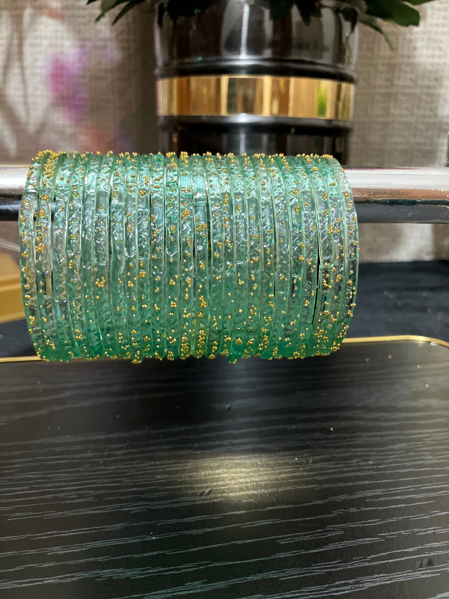 2026 Most Trending Indian Barish Bangles in Glass 24pc