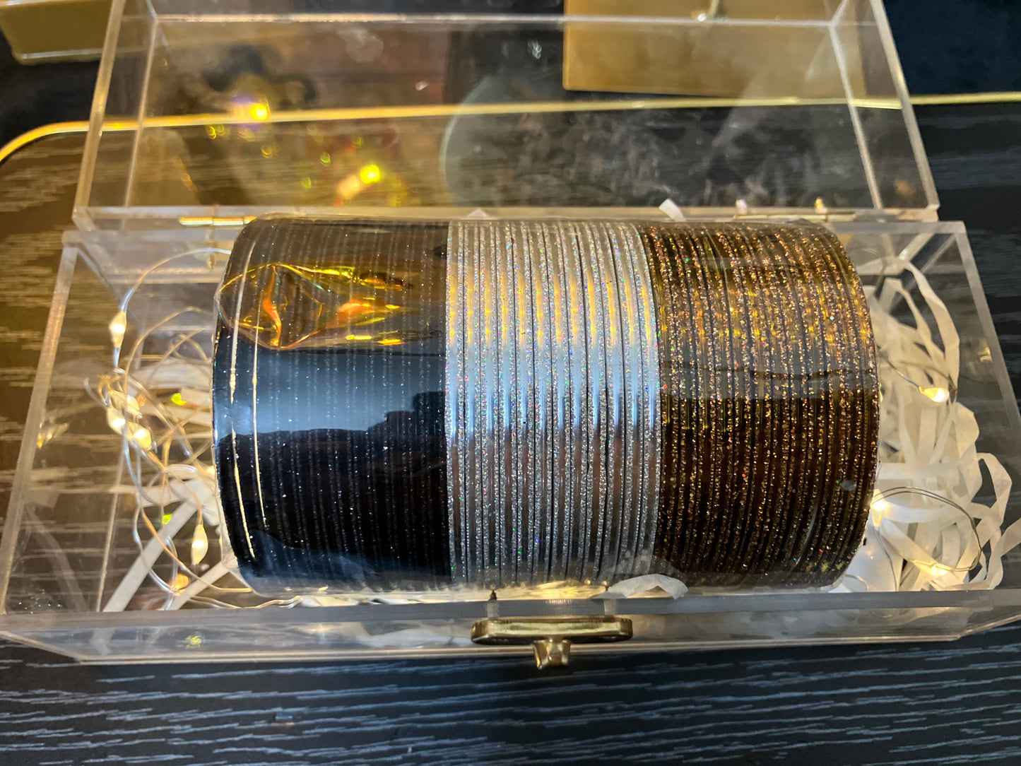 Shimmer metal bangles any 3 colors 36 pcs