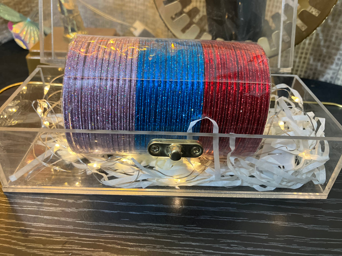 Shimmer metal bangles any 3 colors 36 pcs